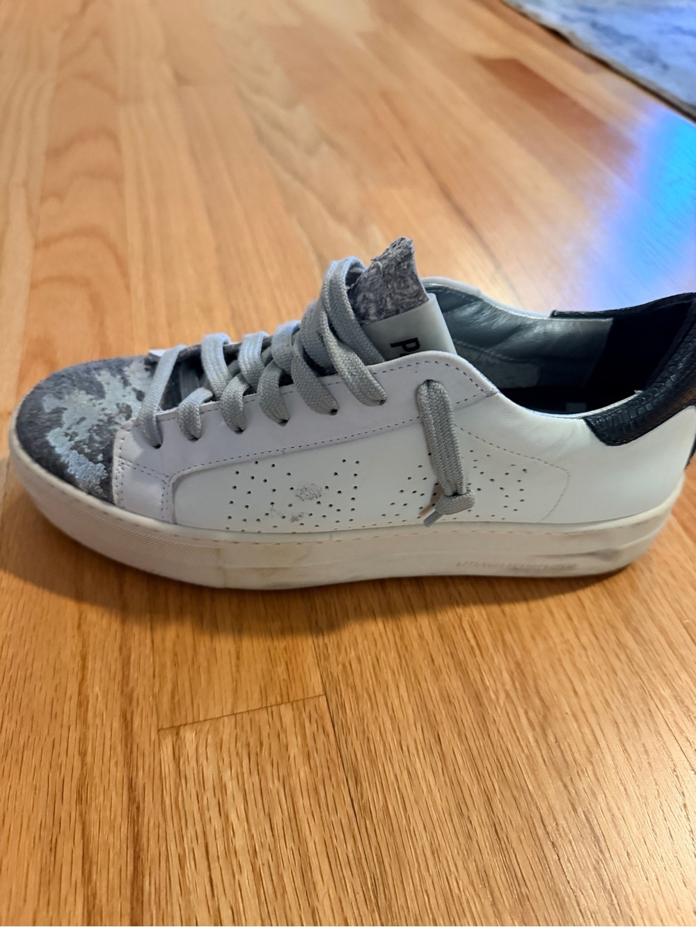 P448 White and Gray barely worn  Sneaker